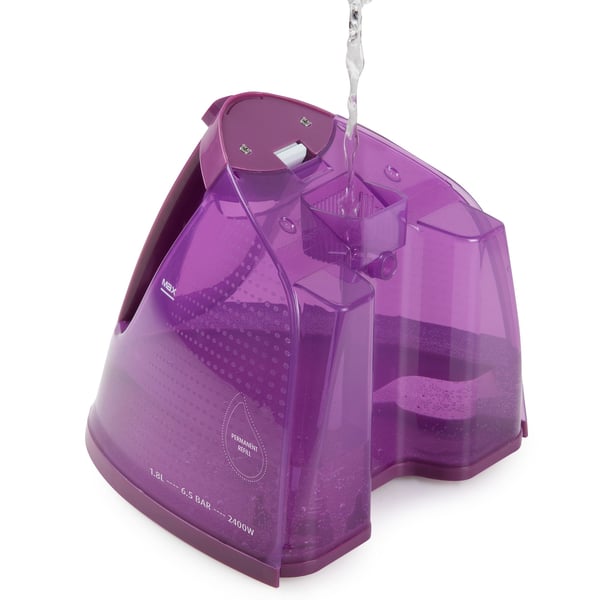 Miniatyrbild 10 av 16: Domo DO7115S 2400 W 1,8 l Keramisk stryksula Violett, Vit
