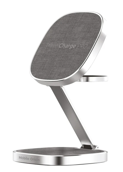 Mobile Origin TC31-UC-SLV oplader til mobil enhed Smartphone, SmartWatch, Hovedtelefoner, Headset Sølv USB Trådløs opladning Hurtig opladning Indendørs
