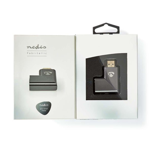 Nedis CVTB34904GY kaapelin sukupuolenvaihtaja HDMI Harmaa