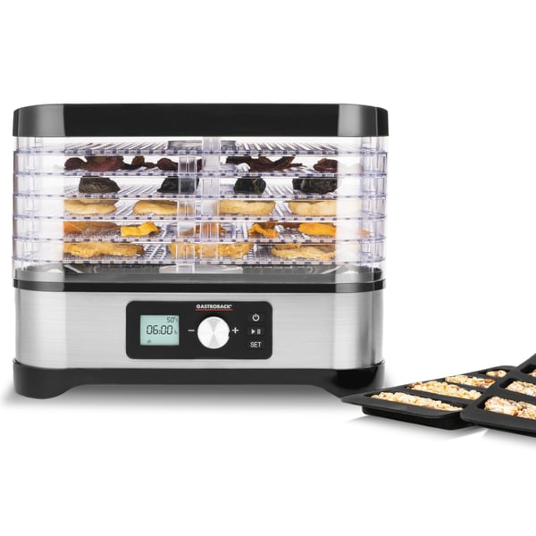 Miniatyrbild 7 av 16: Gastroback Design Natural Plus Svart, Rostfritt stål, Transparent 250 W