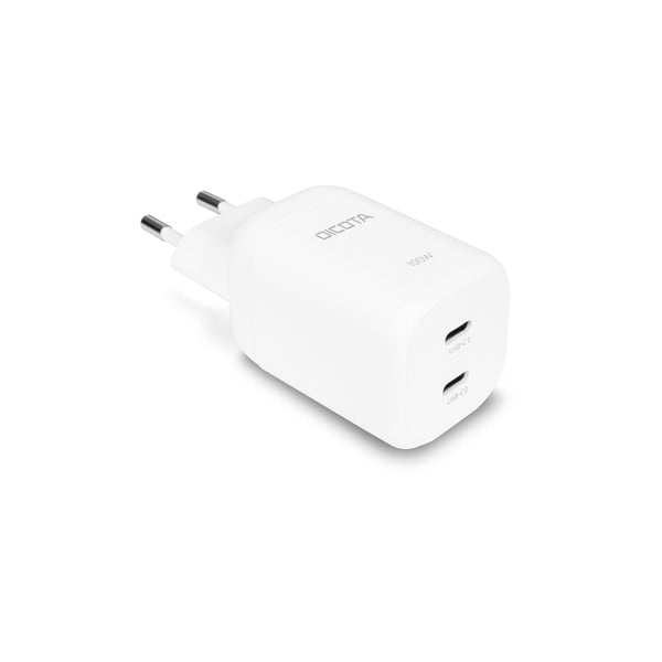 DICOTA D32186 mobiililaitteen laturi Kannettava tietokone, Älypuhelin, Tabletti Valkoinen AC Pikalataus Sisätila
