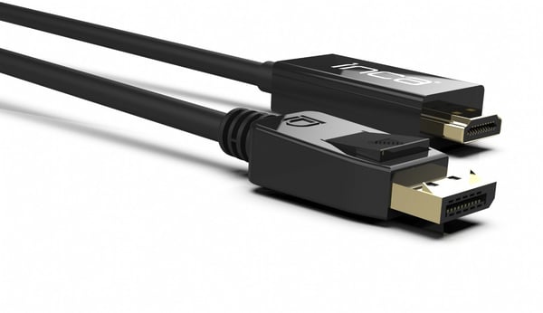Inca IDPH-18T videokaapeli-adapteri 1,8 m DisplayPort HDMI-tyyppi A (vakio) Musta