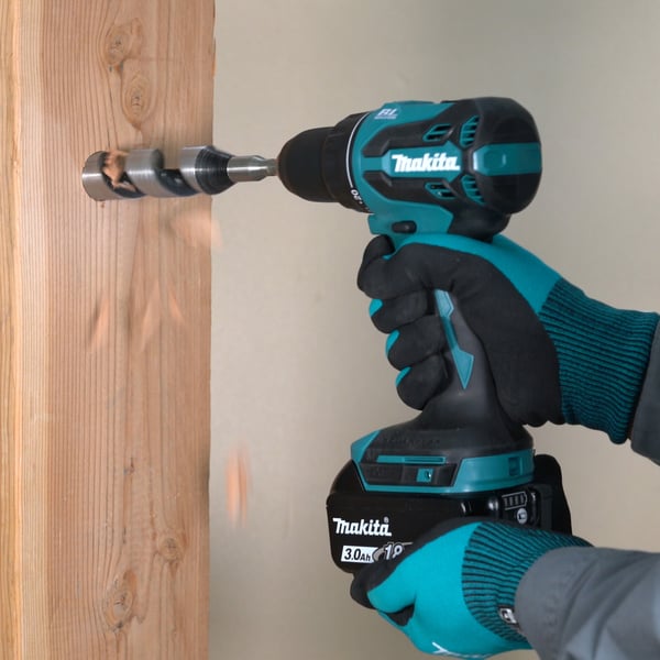 Makita DDF490Z porakone 1900 RPM Avaimeton 1,7 kg Sininen, Musta