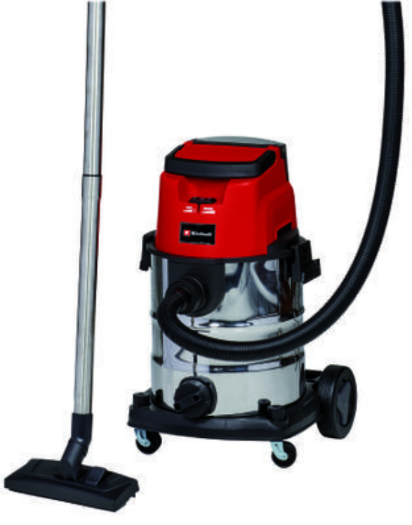 Miniatyrbild 1 av 9: Einhell TE-VC 36/25 Li S-Solo 25 l Cylinderdammsugare Torr&våt Dammpåse