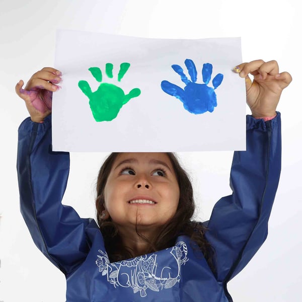Pikkukuva 7 / 7: SES Creative SES Children's Set of Four Eco Fingerpaints vesiliukoinen sormiväri Sininen, Vihreä, Punainen, Keltainen