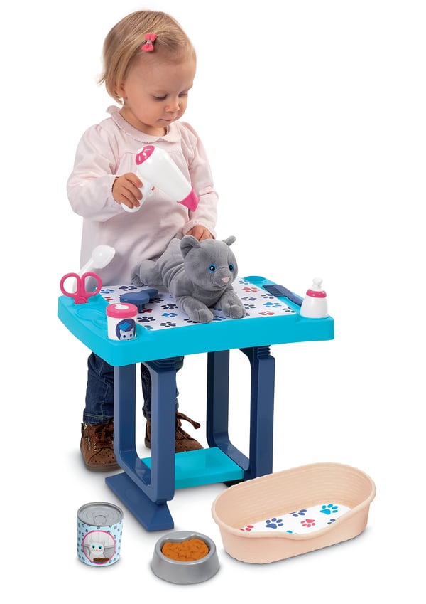 Miniatyrbild 6 av 6: ECOIFFIER Écoiffier verzorgingstafel katten