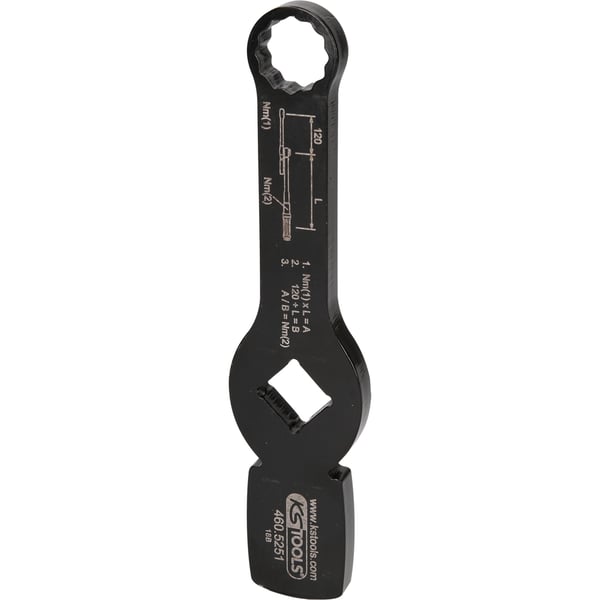 KS Tools 3/4\" Schlag-Zwoelfkant-Schlüssel mit 2 Schlagflächen 21 mm 460.5251 1 stk