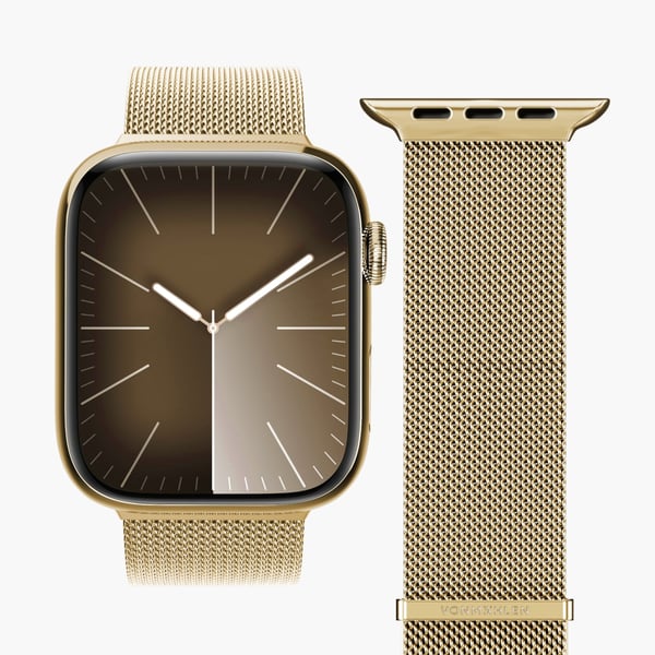 Pikkukuva 4 / 4: Vonmählen Milanese Loop 2 Hihna Kulta Ruostumaton teräs