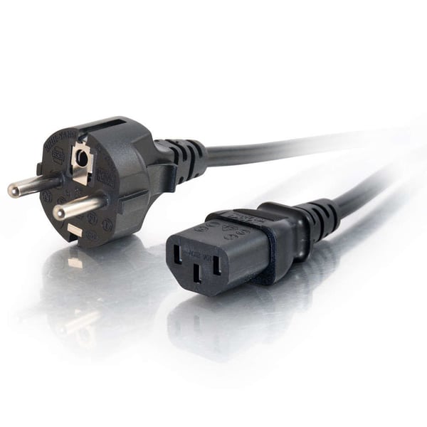 C2G 5m Power Cable Sort 5,03 m CEE7/7 C13 forbinder