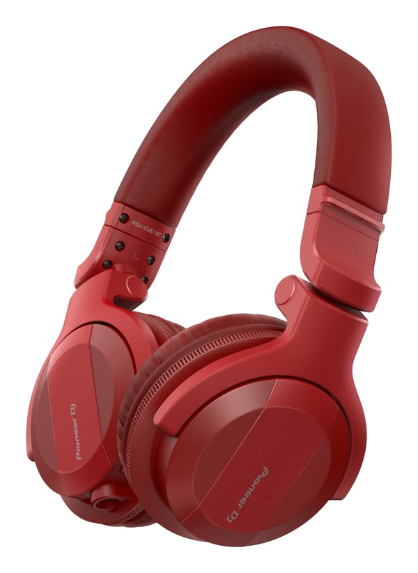 Pioneer HDJ-CUE1BT Kuulokkeet Langallinen & langaton Pääpanta Musiikki Bluetooth Punainen