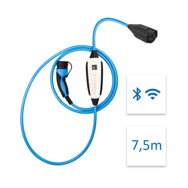 NRGkick Pure Blå Typ 2 3 7,5 m