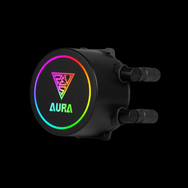 GAMDIAS AURA GL120 Processor Væskekølingssæt 12 cm Sort 1 stk