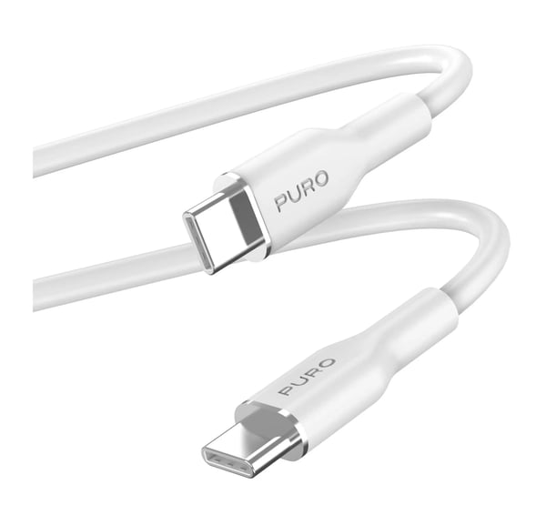 PURO PUUSBCUSBCICONWHI USB-kabel 1,5 m USB C Hvid