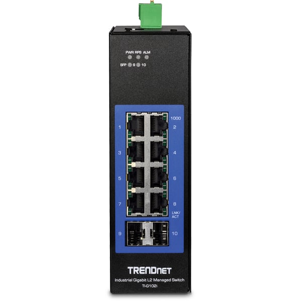 Trendnet TI-G102i Hallittu L2 Gigabit Ethernet (10/100/1000) Musta