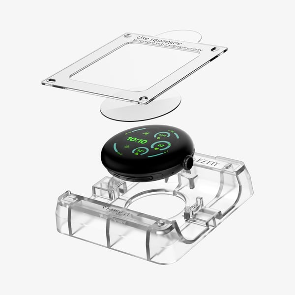 Pikkukuva 4 / 6: Spigen Pixel Watch Screen Protector Läpinäkyvä