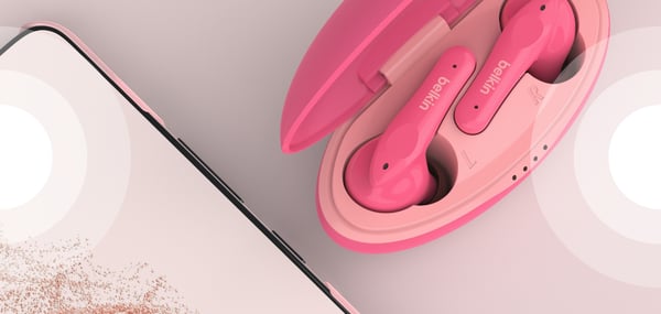 Miniatyrbild 10 av 10: Belkin Soundform Nano​ Headset Trådlös I öra Samtal/musik Micro-USB Bluetooth Rosa