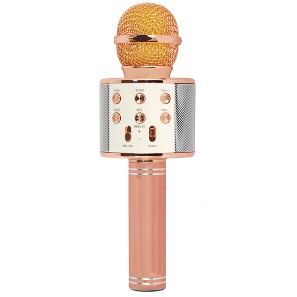 Pikkukuva 1 / 8: Xtreme Hollywood Ruusukulta, Hopea Karaokemikrofoni