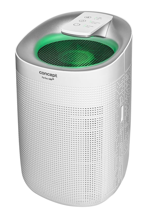 Concept OV1200 avfuktare 1 l 50 dB 45 W Silver, Vit