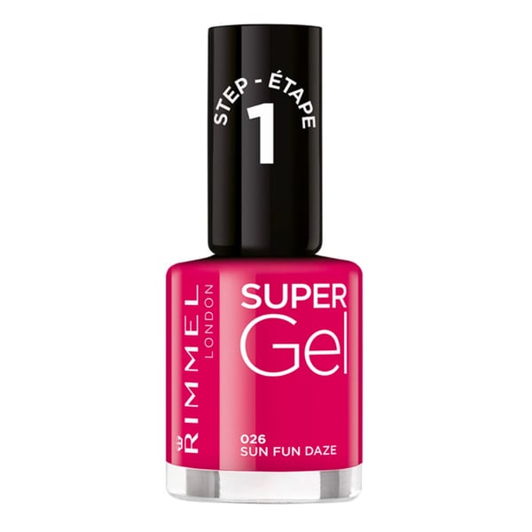 Rimmel Super Gel Nail Polish Nagellack 12 ml Rosa
