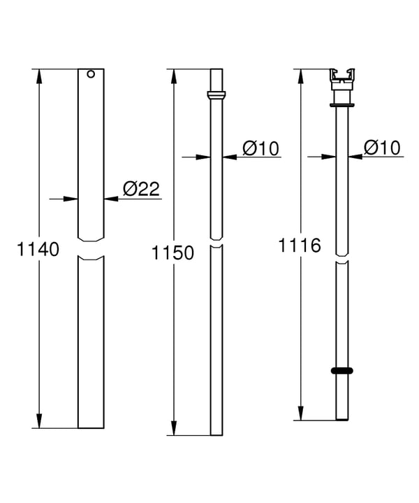 GROHE 48053000 brusesystem Krom