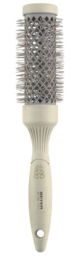 Beter Natural Fiber Ceramic Thermal Vuxen Rundborste Beige 1 styck