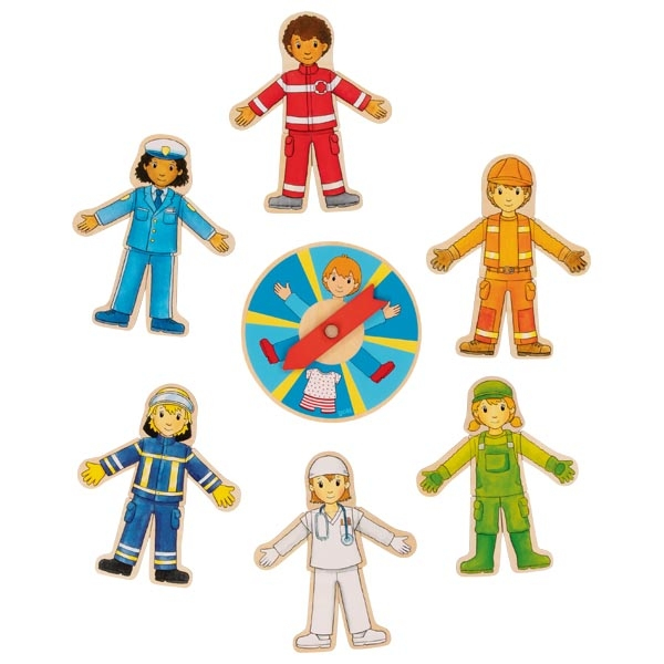 Goki Puzzle Careers Kortspil Chancespil