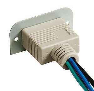 Kindermann 7444000901 stikkontakt VGA Aluminium