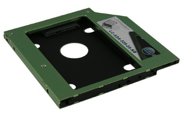 Miniatyrbillede 1 af 5: LC-Power LC-ADA-525-25-NB drive bay panel 13,3 cm (5.25") Bærerpanel Sort, Grøn