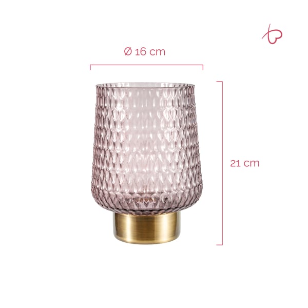 Pauleen Sparkling Glamour bordslampor E27 LED mässing, Brun