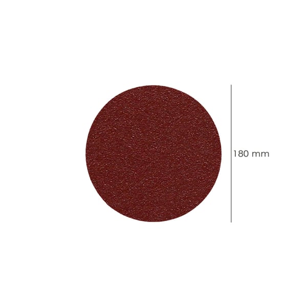 Wolfpack Lija Recambio Velcro Amoladora Ø 180 mm. Grano 40 (10 Piezas)