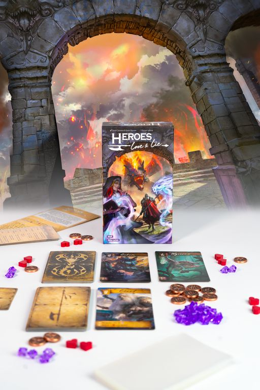Pikkukuva 19 / 44: Blackrock Games HEROES LOVE TO LIE 15 min Korttipeli