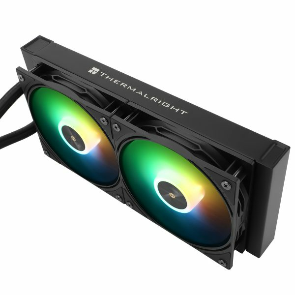 Miniatyrbillede 3 af 7: Thermalright Frozen Warframe 240 Computerkabinet, Processor Alt-i-en væskekøler 12 cm Sort 1 stk
