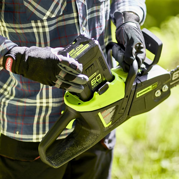 Miniatyrbillede 2 af 9: Greenworks GD60CS40 Sort, Grøn