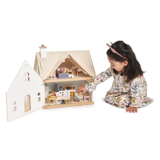 Miniatyrbillede 5 af 7: Tender Leaf Toys Cottontail Cottage dukkehus