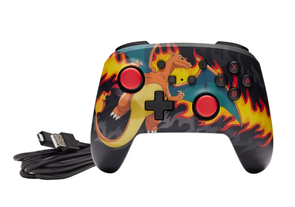 Miniatyrbild 9 av 10: PowerA NSGP0283-01 spelkonsoler Multifärg USB Spelplatta Analog / Digital Nintendo Switch, Nintendo Switch OLED