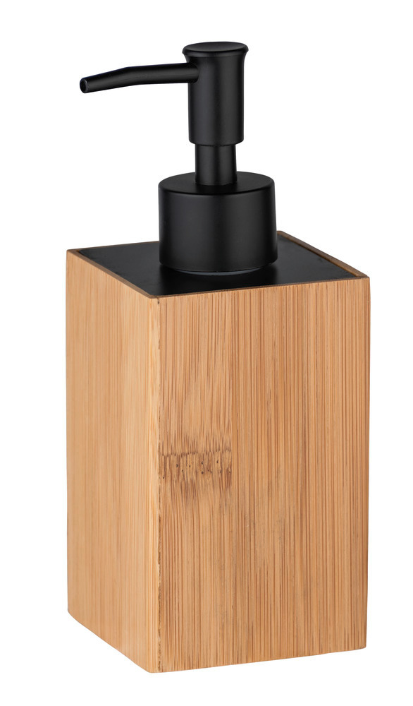 WENKO 23984100 tvåldispenser 0,21 l Bamboo, Svart WENKO 23984100 tvåldispenser 0,21 l Bamboo, Svart