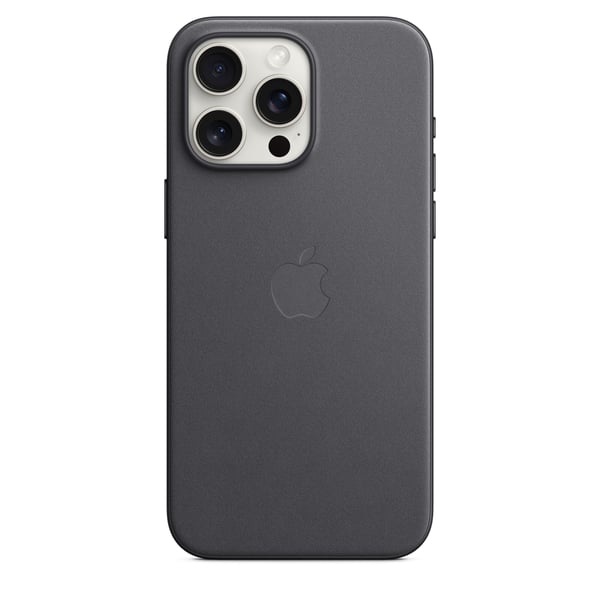 Miniatyrbillede 3 af 4: Apple Cover MagSafe-kompatibilitet FineWoven sort til iPhone 15 Pro