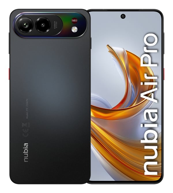 Miniatyrbillede 1 af 14: ZTE Nubia NBAIRPROBLK smartphone 17,2 cm (6.77") Dual SIM Android 16.0 5G 8 GB 512 GB Sort