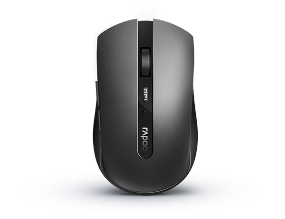 Rapoo 7200M datormöss Ambidextrous Trådlös RF + Bluetooth Optisk 1600 DPI