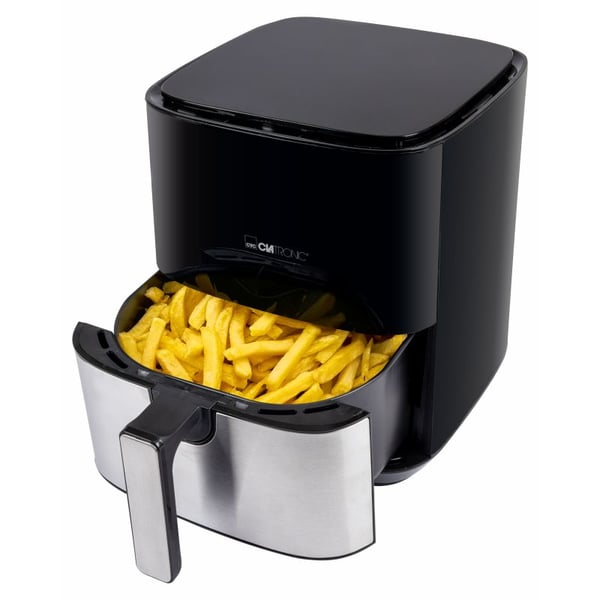 Clatronic FR 3782 H Enkelt 5 L Enkeltstående 1450 W Varmluftsteger Sort, Rustfrit stål