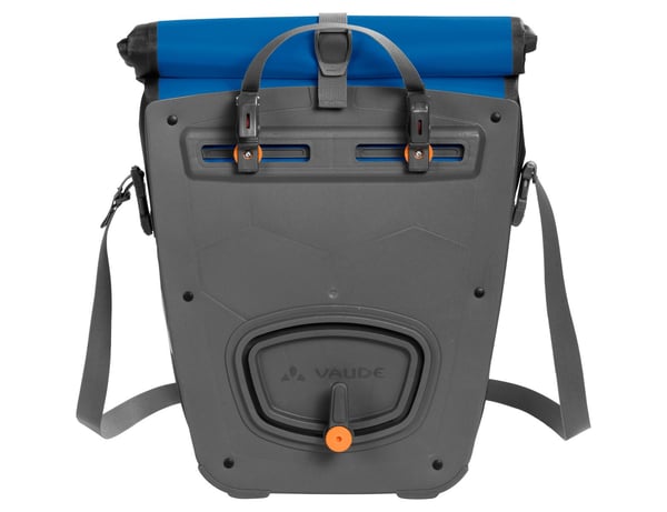 VAUDE Aqua Back Single Ram Cykelväska 24 l Polyamid, Polyester, Termoplastisk polyuretan (TPU) Blå