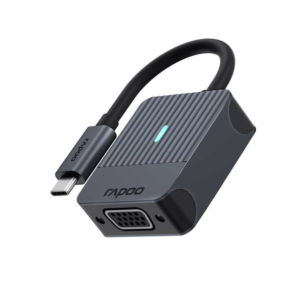 Rapoo UCA-1003 0,15 m USB Type-C VGA (D-Sub) Sort