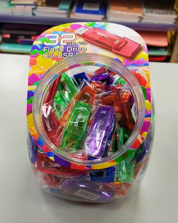 Emtec C410 Color Mix - Candy Jar 2.0 USB-muisti 32 GB USB A-tyyppi Monivärinen