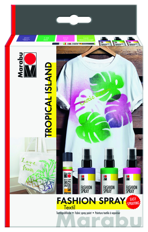 Marabu 1719000000085 Sprayfärg 300 ml 3 styck