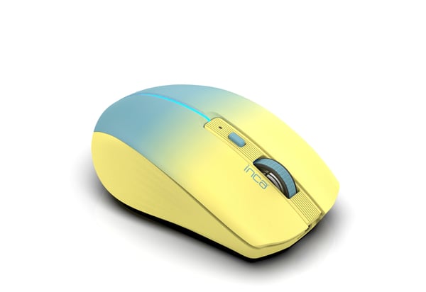 Inca IWM-511RS hiiri Office Oikeakätinen RF Wireless + Bluetooth + USB Type-C Optinen 1600 DPI