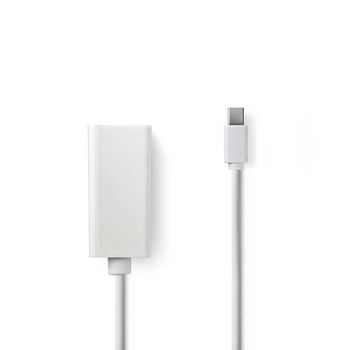 Miniatyrbild 1 av 3: Nedis CCGP37650WT02 videokabeladapter 0,2 m Mini DisplayPort HDMI Typ A (standard) Vit