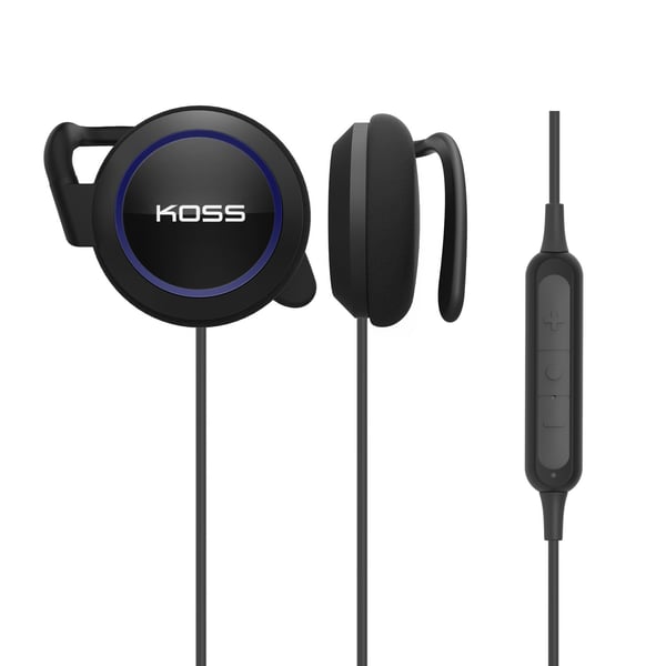 Koss BT221I Headset Trådløs Ørekrog Sport Bluetooth Sort, Blå