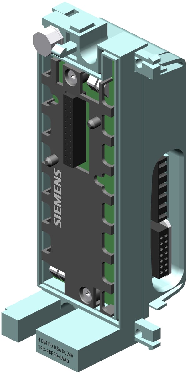 Miniatyrbillede 1 af 3: Siemens 6ES7143-4BF50-0AA0 digital & analog I / O-modul