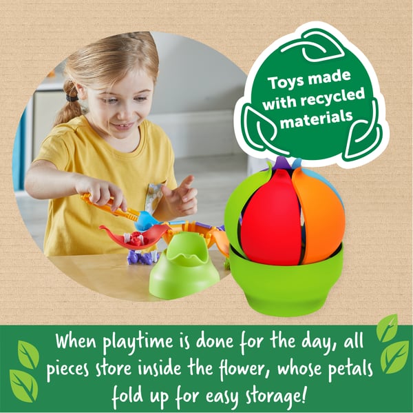 Miniatyrbild 5 av 8: Learning Resources Blooming Balance Bees Fine Motor Sorting Set