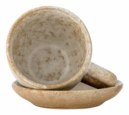 Bloomingville Brenta kop Brun, Beige Universel 4 stk
